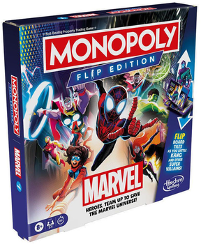 Gra planszowa Hasbro Monopoly Marvel Edycja Flip (wersja grecka) (5010996269201)