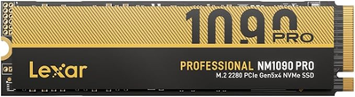 SSD диск Lexar Professional NM1090 Pro 2TB M.2 2280 NVMe PCIe 5.0 x4 3D NAND TLC (LNM109P002T-RNNNG)