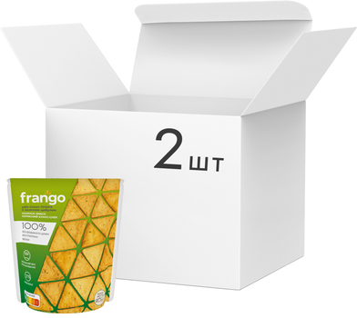 Упаковка хумус-снеків Frango з Зеленою цибулею 40 г х 2 шт (0.08 кг) (4820224630083)