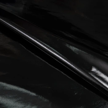 Ткань плащевая VINYL лаке черная (220г/м.кв140см пог.м) 184188