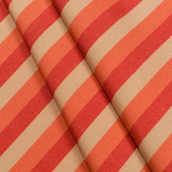 Ткань дралон полоса /TRICOLOR терракот, бежевая, красная (190г/м.кв160см пог.м) 94132