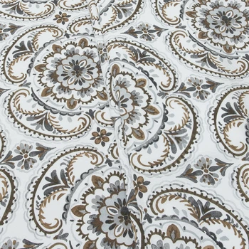 Декоративная ткань Шарлота серо-коричневая (152г/м.кв280см пог.м) 139848