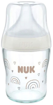 Butelka do karmienia Nuk Perfect Match Stars Glass Przezroczysta 120 ml (4008600434320)