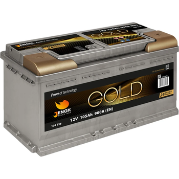 Акумуляторна батарея JENOX 6СТ-105 Gold Євро