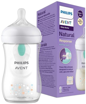 Пляшечка для годування Philips Avent Natural Response 1+ м 260 мл (8710103990437)