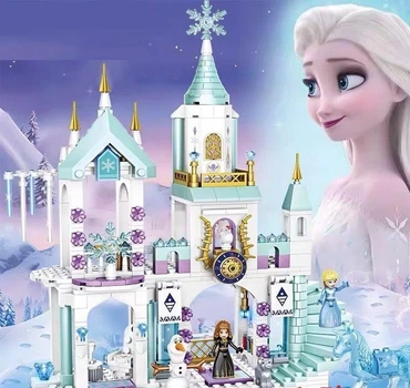 Конструктор замок Ельзи Frozen на 360 деталей і 3 фігурки (511)
