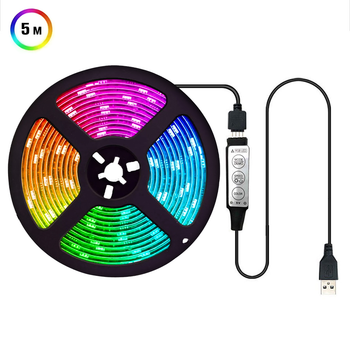 Світлодіодна стрічка Inspire RGB LED USB 5V 5 м (3k25r5)