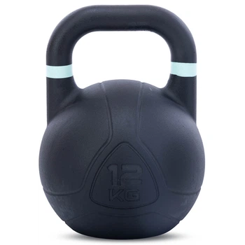 Гиря цельная соревновательная чугунная окрашенная LiveUp Competition Kettlebell 8044-12 вес 12кг