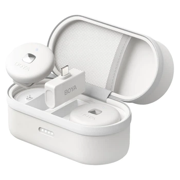 Микрофона беспроводной Type-C белый iPhone Android Boya Omic-U White