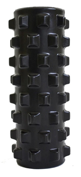 Wałek fitnes roller HMS 31.5 cm czarny FS107 (5907695502657)
