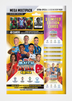 Zestaw kart Topps match attax extra 2024 25 mega multipack (5053307074675)