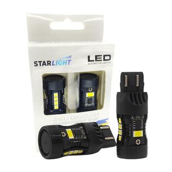 Комплект світлодіодних ламп StarLight LED SL-CB7 CANBUS W21/5W (7443) W3X16q WHITE 6000K 12V