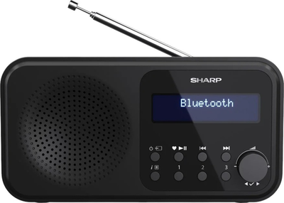 Radio Sharp Tokyo Portable Digital FM Radio Black Midnight (4974019204413)