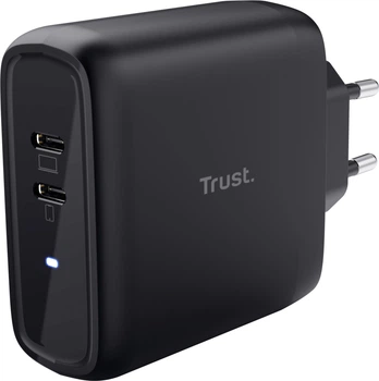 Ładowarka sieciowa Maxo Charger 65W 2P USB-C Black (TR25380)