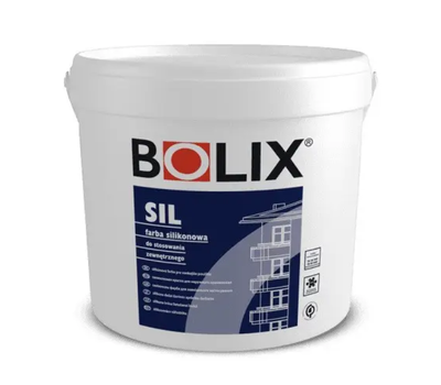 Краска фасадная силиконовая матовая BOLIX SIL Белая 5 л