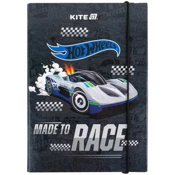 Папка для зошитів на гумці Kite Hot Wheels В5 картон (HW25-210-1)