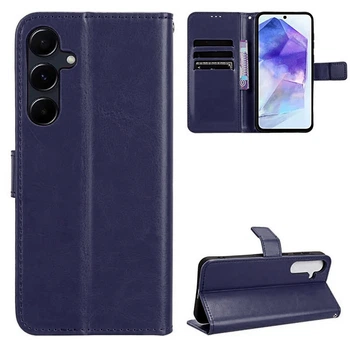 Чехол Idewei для Samsung Galaxy A16 / A165 книжка кожа PU с визитницей синий