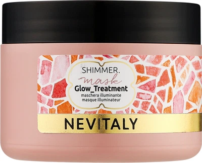 Відновлююча маска для волосся Nevitaly Glow Treatment для надання блиску та гладкості 250 мл (8057639891716)