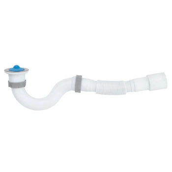 Сифон для ванны ITAL D1012 1 1/2" прямоточный + гибкая труба 40х40/50