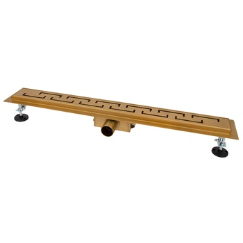Душевой трап ITAL IT02-FT18/700, 700 мм, нержавеющая сталь, Brushed GOLD