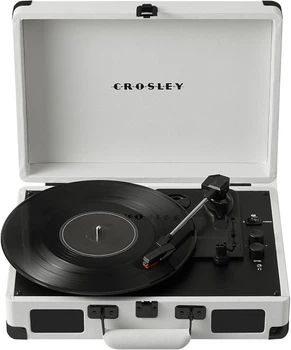 Вініловий програвач Crosley Cruiser Deluxe Plus White
