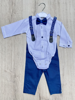 Костюм нарядный для мальчика Terry 7100 6 мес 68 см Синий