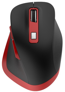 Миша Omega Wireless Rechergeable USB-C Black-Red (OMC526RWBR)
