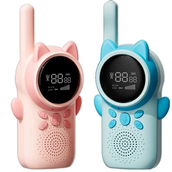 Детская рация Walkie Talkie D25 (2 шт) с радиусом действия до 3 км Розовый Голубой