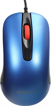 Миша Omega OM-520 USB Black/Blue (OM0520BL)