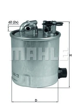 Топливный фильтр MAHLE (KL440/23)