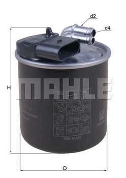 Паливний фільтр Knecht/MAHLE (KL914)