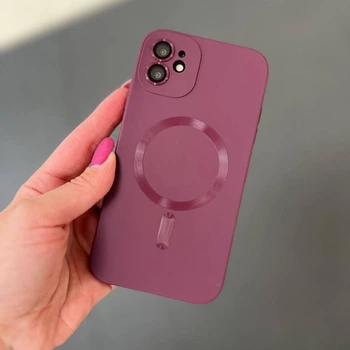 Чохол для iPhone 11 Soft бордовий