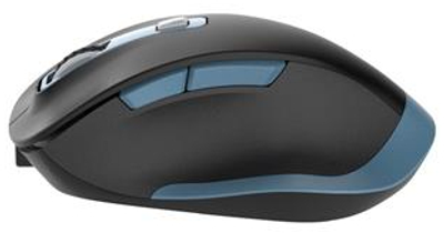 Мышь Omega Wireless Rechergeable USB-C Black-Blue (OMC526RWBL)