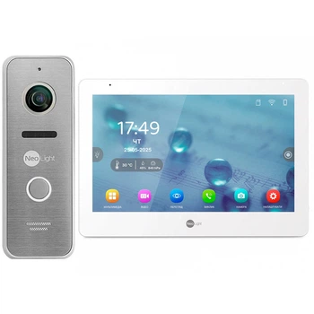 Комплект IP Remote видеодомофона NeoLight MEZZO Hybrid HD KIT SilverP с удаленным управлением со смартфона