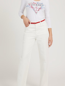 Jeansy regular fit damskie Guess W2GA73D4IF2 27-32 Biale (7628067239022) (955555905204622) - Outlet