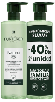 Zestaw szamponów micelarnych Rene Furterer Naturia 2 x 400 ml (3282779399166)