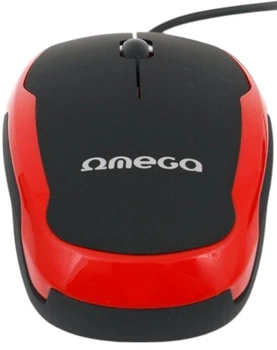 Мышь Omega OM-072 3D USB Black/Red (OM072UR)