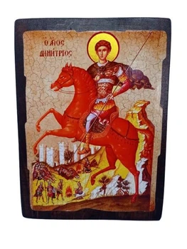 Ікона Дмитро Солунський 210*280 мм (на дереві)