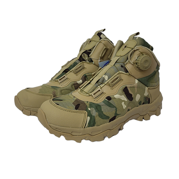 Ботинки тактические Lesko 661 Camouflage CP 41 автоматическая пряжка