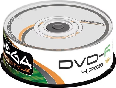 Dyski Omega Freestyle DVD-R 4.7 GB 16X Cake 25 szt (OMDF1625-)