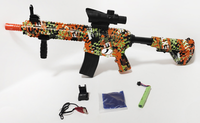 Дитячий автомат на орбізах M416 Extreme Graffiti, АКБ 7.4 V, 71 см, 8000 шт. орбізів