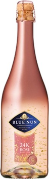 Винний напій ігристий BLUE NUN 24K Rose Edition ароматизований рожевий напівсолодкий 11% 0.75 л (4022025379035)