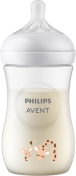 Пляшечка для годування Philips AVENT Natural Природний потік Жираф 260 мл (SCY903/66)