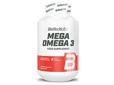 Вітаміни BioTech USA MEGA OMEGA 3 180 капсул