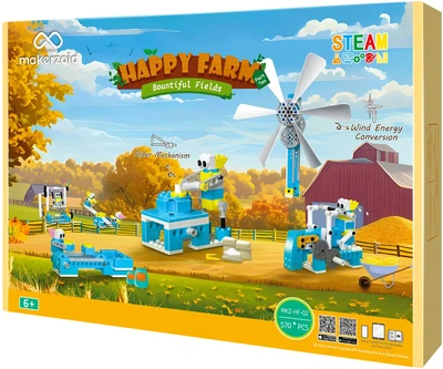 Конструктор Makerzoid Happy Farm Bountiful Fields 570 деталей (MKZ-HF-02)