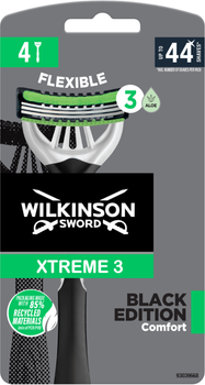 Бритва Wilkinson Sword Xtreme 3 Black 4 шт (4027800383702)