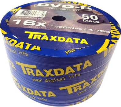 Dyski Traxdata Ritek DVD-R 4.7 GB 16X Spindle Pack 50 szt (TRD50S-)