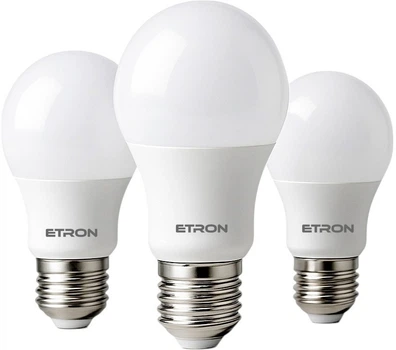 Світлодіодна лампа ETRON 20 Вт A70 E27 4000K (3-ELP-002) 3 шт
