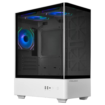 Корпус для ПК Prologix Lumi GM-01AW Glass White