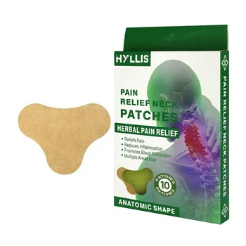 Пластир для зняття болю в спині Hyllis Pain Relief Neck Patches, 10 шт.